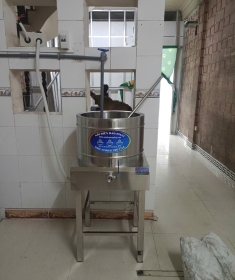 Nồi Đun Cốt Trà Sữa 100 Lít Bảo Phát: Giữ Trọn Hương Vị, Không Đóng Cặn Đáy Nồi