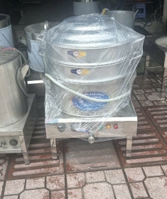 Nồi Hấp Xôi 2 Tầng Nhiều Ngăn Bằng Điện Bảo Phát: Nấu Xôi Nhiều Vị Cùng Lúc, Hạt Ráo Dẻo Mềm