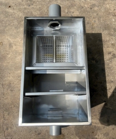 Bể Tách Mỡ Inox 304 Ngăn Tắc Đường Ống Cho Quán Ăn
