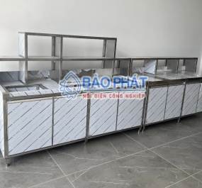 Thiết Kế Quầy Pha Chế Inox, Quầy Bar Hiện Đại Cho Quán Cà Phê, Trà Sữa Tại TP.HCM