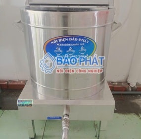 Nồi Nấu Canh 100 Lít Bằng Điện Bảo Phát: Nấu Canh Số Lượng Lớn, Giữ Nóng Cả Ngày, Không Khê Cháy