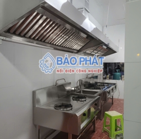 Máng Hút Mùi – Chụp Hút Khói Công Nghiệp Inox Bảo Phát: Giải Pháp "Thoáng Sạch" Cho Bếp Nhà Hàng