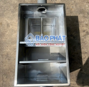 Bể Tách Mỡ Inox 304 Ngăn Tắc Đường Ống Cho Quán Ăn
