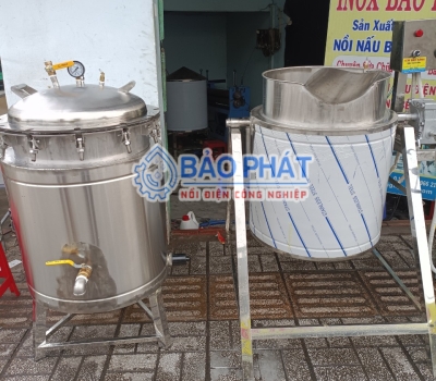 Nồi cô cao dược liệu có cánh khuấy công nghiệp