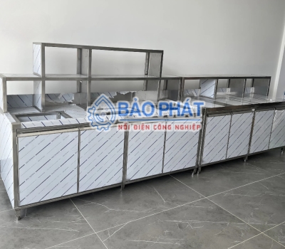 Thiết Kế Quầy Pha Chế Inox, Quầy Bar Hiện Đại Cho Quán Cà Phê, Trà Sữa Tại TP.HCM