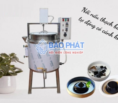 Nồi nấu thạch đen có cánh khuấy 100 lít