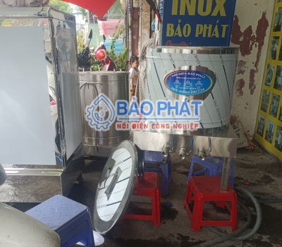 Nồi nấu 100 lít 3 ngăn - Giải pháp hoàn hảo cho gian bếp hiện đại